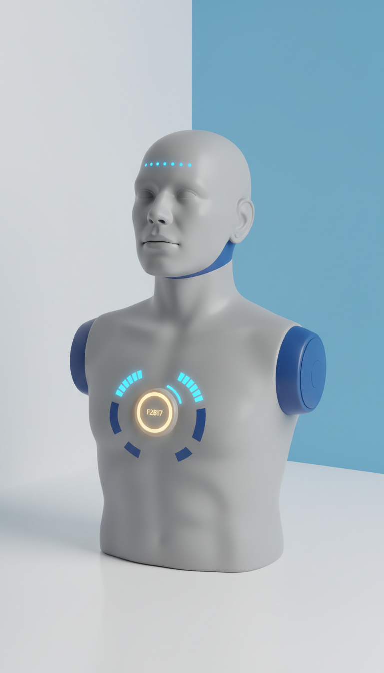 Advanced CPR Manikin with Sensor Feedback