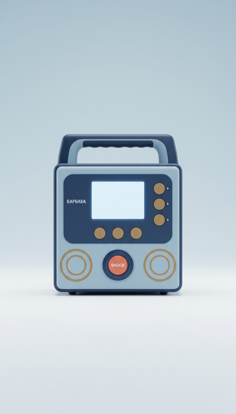 Advanced AED trainer with real-time feedback