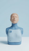 Standard CPR manikin with silicone skin
